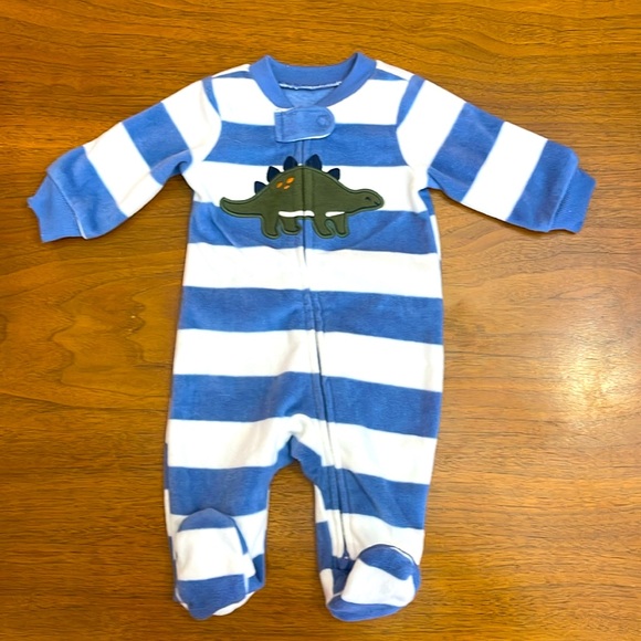 OLD NAVY CARTERS EUC 100% Cotton Bundle of 6 Newborn Baby Boy Sleeper Pajama - Picture 2 of 7